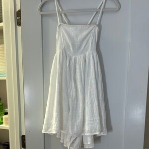 American Eagle White Textured Top